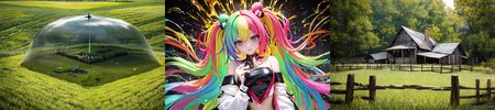 (otherworldly), highly insanely detailed, masterpiece, top quality, best quality, highres, 4k, 8k, RAW photo, (very aesthetic, beautiful and aesthetic), farm, fields, barn, fence, fantfa, <lora:FantasyFarm-10:0.7>, 
1girl, 
(__lazy-wildcards/char/haircolor__), 
(__lazy-wildcards/dataset/background-color__),âââ