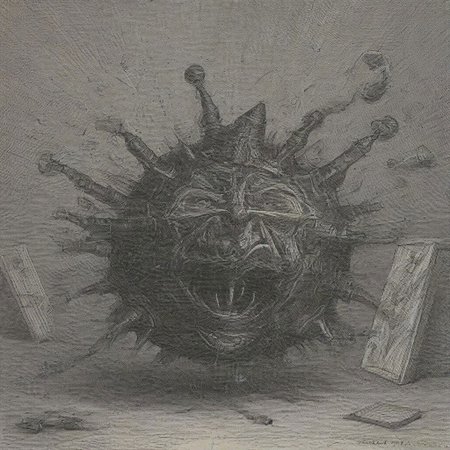 literal noise and randomness,art by llbreton
