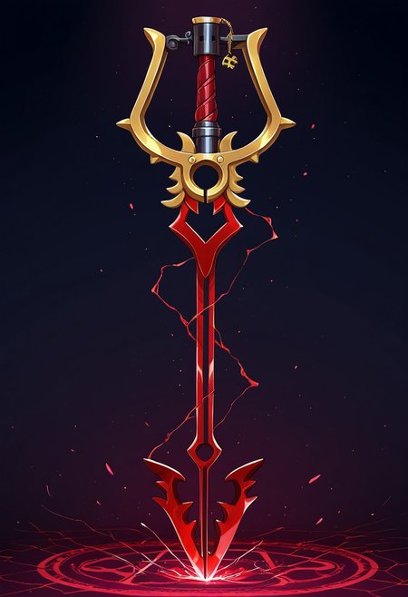 MASTERPIECE, AMAZING QUALITY, NO HUMANS, G0DSW0RD, CURSED KEYBLADE