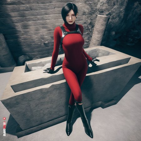 1girl,ada wong,full body,<lora:ResidentEvil4RemakeStyle_illustrious:1>,re4rstyle,realistic,masterpiece,