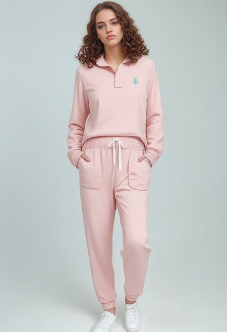 Stable_Yogis_PDXL_Positives 
<lora:train_Sweat_Suit_by_Stable_yogi_bsy_PONY:0.8>
 wearing a 99sweatsuit99 in Beige color,   pockets, long sleeves, full body,  shoes,
beautiful face, Cut crease with glitter makeup style, Frizzy curls hairstyle, Mahogany brown hair_color, forest glade with a bubbling spring