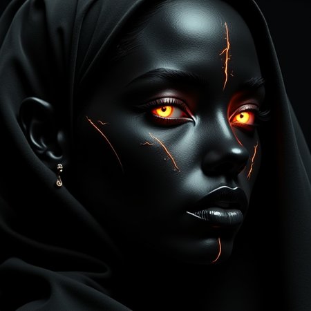 BLACKMADONNA — Obsidian Skin European Features