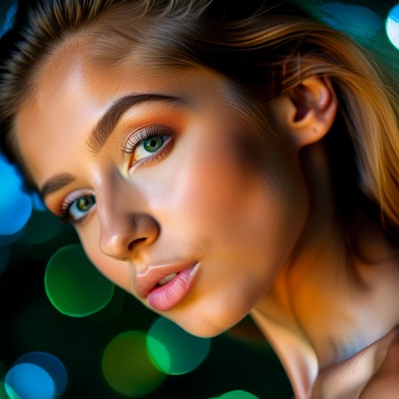 cinematic photo (dark shot:1.4), 80mm, <lora:Natalia_Blake_Pony:0.5>, woman, 18-year-old, female, for, natalia, posing, Stable_Yogis_PDXL_Positives, <lora:add_details_xl:1>, lightroom, natural skin textural, detail, hyperrealism, (natural skin texture, hyperrealism, soft light, sharp:1.2), expressive , personal , creative , by Annie Leibovitz , Cindy Sherman , Richard Avedon , Yousuf Karsh , Vivian Maier, soft light, sharp, exposure blend, medium shot, bokeh, (hdr:1.4), high contrast, (cinematic, teal and orange:0.85), (muted colors, dim colors, soothing tones:1.3), low saturation, (hyperdetailed:1.2), (noir:0.4) . 35mm photograph, film, bokeh, professional, 4k, highly detailed