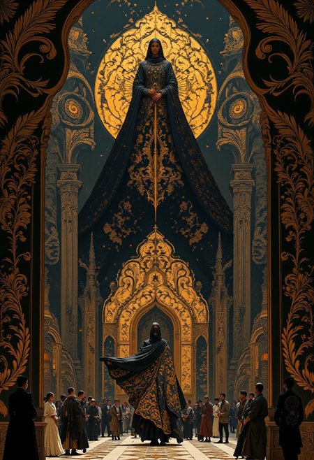 "Here you will revere her most gracious holiness."