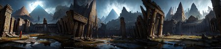 (otherworldly), highly insanely detailed, masterpiece, top quality, best quality, highres, 4k, 8k, RAW photo, 
((ancient egyptian theme:1.2)), taiwan, korean, ((post-apocalyptic:1.2)), 
abandoned building, overgrown with vegetation, ruin, 
(gardens, village:0.6), 
mythical, mysterious, 
reflection, reflective floor, 
blue cloudy sky, blue sky, 
(flower, falling petals, petals on liquid, petals:0.8), 
(mandala, nebula, fractal art:0.5), 
(dreamlike, dream like, dream-like, dream-like atmosphere:0.6), 
(long hair, glowing hair, hair over one eye, long messy hair), 
(eyelashes, eyeliner, eyeshadow, eyelashes, long eyelashes), 
collar, earrings, jewelry, necklace, armlet, 
nsfw, 
cleavage, perfect body, makeup, 
(from side, facing away), 
epic medieval fantasy, 1boy, bird, fanmou, landscape, mountain, nature, outdoors, ruins, sky, solo, tree, winter, <lora:Fantasy_Mountains:0.7>, epiCPhoto, (fantasy world)