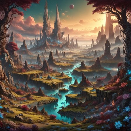 lumenarium, rwsurface, fantasy landscape
