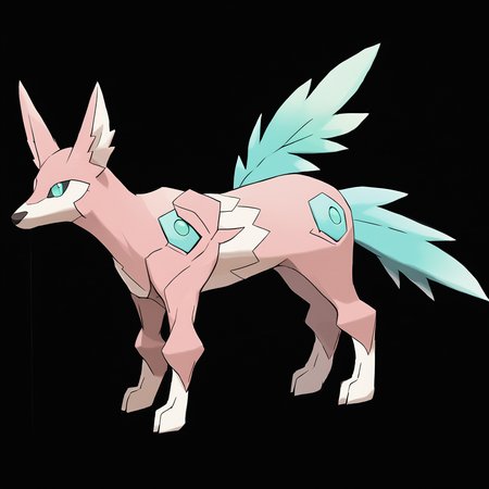 <lora:pokemon_pony_xl:1>, watercolor creature art like pokemon, Type: Ground, Type: Poison, Egg Group: Water 3, is a pokemon creature that Its fur patterns shift and change forming Gray symbols that are said to predict Electric events,Its song is a call to the wild, a reminder of the untamed beauty that lies just beyond the reach of civilization,Its knees are capped with Pink armor that it uses to deliver devastating kicks,Its hooves resonate with a Bronze sound when it trots, believed to encourage growth in nearby plant life.,Its forelimbs are equipped with Teal pads that secrete a sticky substance, aiding in climbing and capturing prey score_9, score_8_up, score_7_up, score_6_up, score_5_up, score_4_up.  Simple black background, (Masterpiece:1.3) (best quality:1.2) (high quality:1.1)