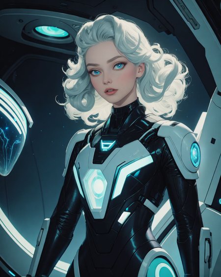 ( <'EM_1'> :0.8), (Sn0frid_v1), (style of Greg Rutkowski), a woman astronaut exploring a lush alien planet, surrounded by bioluminescent flora and floating rivers, wearing an adaptive astronaut suit with iridescent panels that shift to match the environment's vibrant hues, intricate patterns resembling alien foliage, a sleek helmet with a transparent visor displaying a heads-up display, gloves with flexible multi-functional tools, boots designed for navigating diverse terrains, accessorized with a utility harness glowing softly with integrated energy cells, vivid greens blues and purples dominating the scene, ambient bioluminescent lighting, ethereal and otherworldly atmosphere,  <lora:30sTechnicolorMovieV2:0.55> (ArsMovieStill, movie still from a 1930s technicolor movie:0.55) <lora:Noise:1.25> NSE01