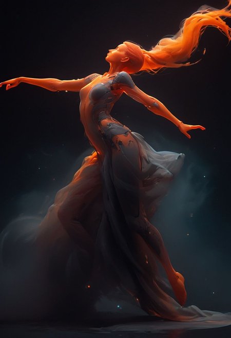 super closeup portrait, Capturing the essence of cosmic serenity and earthly vigor, depict a woman suspended in her office chair amidst the vast expanse of space. Curved Sword Slash, Her surroundings are a vibrant mix of colors, with deep blacks contrasting against vivid hues. In the distance, translucent planets in shades of grey and dark orange add to the surreal atmosphere. Her long hair billows freely in the weightlessness of space, embodying a sense of boundless freedom and graceful motion.
deep Blacks, very detailed, atmospheric haze, Film grain, cinematic film still, shallow depth of field, highly detailed, high budget, cinemascope, moody, epic, OverallDetail, 2000s vintage RAW photo, photorealistic, candid camera, color graded cinematic, eye catchlights, atmospheric lighting, imperfections, natural, shallow dof