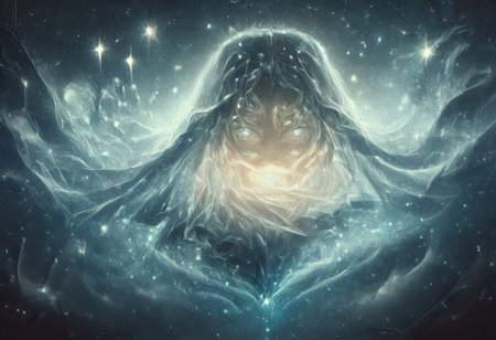 score_9, score_8_up, score_7_up, score_6_up, score_5_up, score_4_up, <lora:Starry_Morph_PonyXL:1> starry_morph a huge giant, cinematic film still of painting of (a beautiful jedi) movement, dynamic pose, elegant, (perfect detailed face, perfect detailed body, perfect detailed eyes:1.5),  frowning eyebrows, rimlighting, uncluttered background, epic atmosphere, realistic face, detailed mouth, detailed face, beautiful detailed eyes, , perfect body, color HD photo, 85mm, (full body, high quality photo, masterpiece), HDR, 8K resolution, analogue RAW DSLR, best quality, , vivid vibrant colors, intricate detail, realistic human hands, , street lamp, glow, (masterpiece) striking ground, wild field, dramatic lighting, otherworldly, best quality, oil painting, gloomy, fog, (epic art, , wind, action:1.5), darkness, total freedom, breath, , large wild spaces, dynamic, cinematic shot,  (back lighting:1.4), (rim lighting:1.4) (wet ground, holding black holereflexions:1.3) (ring of fire:1.4) (arc of fire:1.4) black clothes, black gloves, goya2023 style 2, ,shallow depth of field, vignette, highly detailed, high budget, bokeh, cinemascope, moody, epic, gorgeous, film grain, grainy, ArsMJStyle, art nouveau, Hiori Light Art,starry_morph, ArsMJStyle, art nouveau, Hiori Light Art, Backlight, ral-exposure, reinbh, black hole, black hole in hand, holding black hole, giant monster