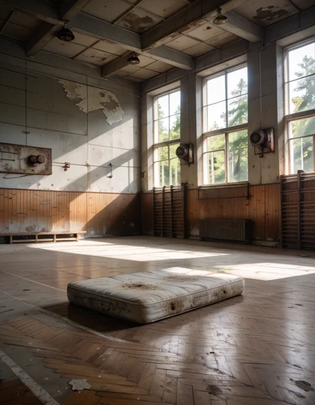 Eastern European summer camp gymnasium pony
