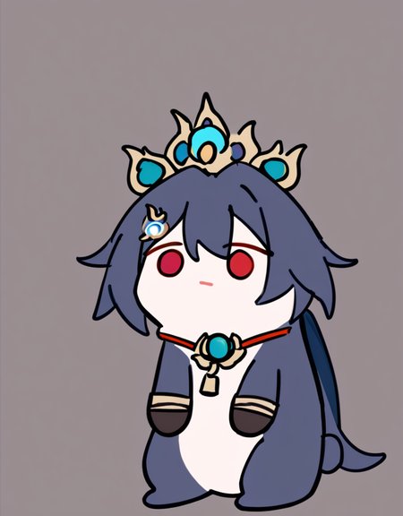 masterpiece, best quality, <lora:ponntaitachi-xl:1>,chibi,no humans, <lora:unnri-xl:1>,yunli (honkai: star rail)