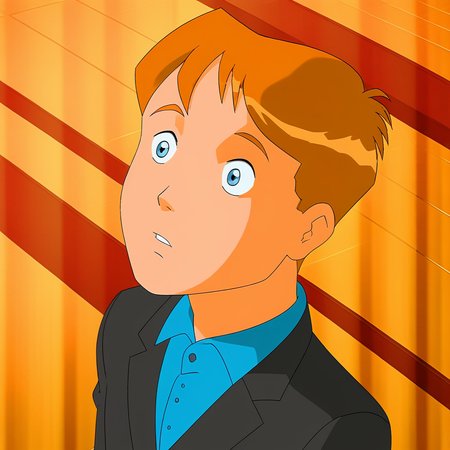 embedding:Pony\Positive\zPDXL3, masterpiece, best quality, good quality, male focus, jason_hightower_totally_spies, solo, aged up, 18 years old, 1boy, mature male, mature man's body, male focus, high resolution, slim body, indoors, restraurants, windows, night, moonlight, new york, large head, wide head, short hair, reddish-orange hair, reddish-orange eyebrows, blue eyes, reddish-orange sideburns, reddish-orange thin goatee, formal, black suit, brown paisley tie, elegant style, adjust tie, adjust clothes