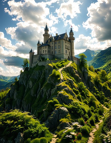 medieval castle background