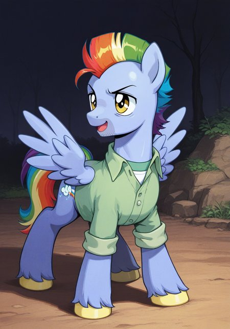 Bow Hothoof (Rainbow Dash's Dad) [Illustrious/PonyXL]