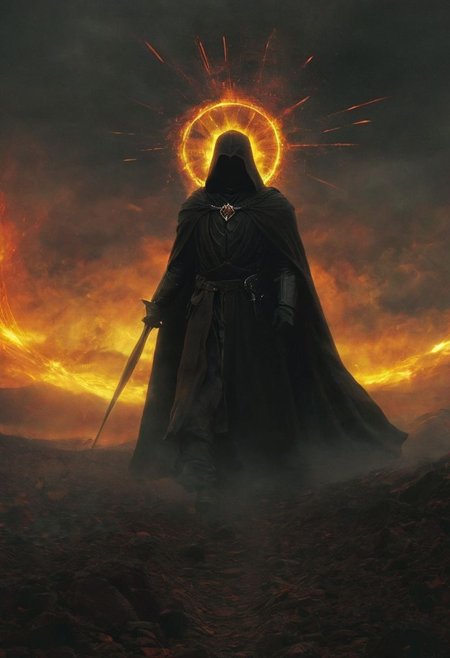 Completely The world of the Lord of the Rings, pure black, detailed, but the Lord of the Rings of life are rising, FastNegativeV2, ral-dissolve, (Light Trails Photography by Aaron Siskind and Farah Mahbub:1.2), award winning, hantu berang-berang, (aesthetic of land art with evolving atmosphere:0.5), procedural sky, crisp details, iconoclastic supreme masterpiece with high-quality details, (amber and crimson colors:0.1), <lora:MJ52:0.5> amazing quality, masterpiece, best quality, hyper detailed, ultra detailed, UHD, perfect anatomy,(crowning achievement by Pl Szinyei Merse and Marie Howet:1.2), silhouette dazzling light, enigmatic andmenacing and overwhelming atmosphere, (high-spirited quinacridone red and mustardyellow colors:0.1), raw details, complete sharpness, blurred background, <lora:xl_more_art-full_v1:0.5> <lora:NicolaSamori:0.2> nicola samori <lora:grimoire_noir:0.8> grimoire_noir