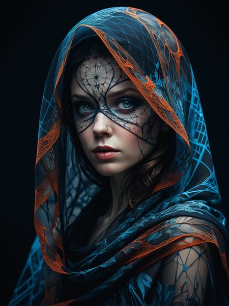 mysterious silhouette woman with veil, by Minjae Lee, Carne Griffiths, Emily Kell, Steve McCurry, Geoffroy Thoorens, Aaron Horkey, Jordan Grimmer, Greg Rutkowski, amazing depth, double exposure, surreal, geometric patterns, intricately detailed, bokeh,  perfect balanced, deep fine borders, artistic photorealism , smooth,  great masterwork by head of prompt engineering   <lora:add-detail-xl:2>  <lora:Double_Exposure:0.5>