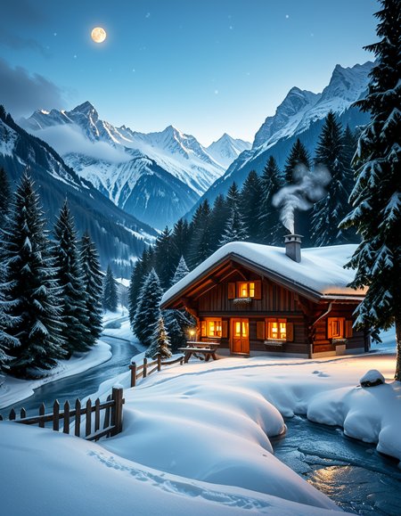 winter scene in the Tyrol
