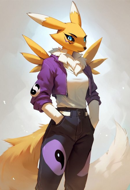 Renamon | Digimon (illustrious & Pony)