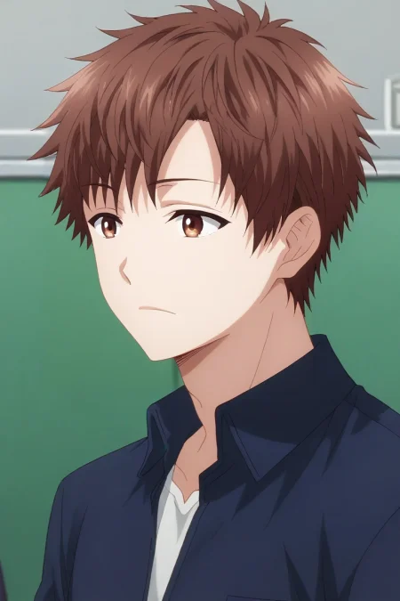 score_9, score_8_up, score_7_up, source_anime, rating_safe, intricate details, (realistic:0.6), , depth of field, 1boy, solo, male focus, <lora:itsuki_akazawa_pony:0.92>, itsuki_akazawa, brown hair, brown eyes, short hair, bangs, , cop costume, <lora:sdxl_lightning_8step_lora:1>