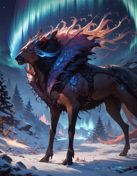 score_9, score_8_up, score_7_up,  (1girl:1.2), woman, full body, Eskimo, fur clothes, leather clothing, starry night, aurora, snow, ice,  <lora:pony/twilight_style:0.8> concept art, realistic, <lora:pony/expressiveh:0.8> expressiveh,
