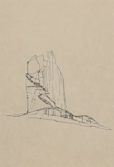 a professional hand sketch of architecture,
(POV view , DOF, first people view from the entrance, low angle shot:1.4),
(Ancient civilization, Alien Prometheus movie scene, dune movie scene:1.5), (The colonial city of the future, in the mist-filled Grand Canyon, on an unknown Earth-like planet, 2 moon on sky, Spaceship flight connects colonies, waterfulls:1.3), (Machu Picchu, a mountain settlement, incredibly spectacular:1.2), (Mario Botta:1.3), (avant-garde, future, reality, science fiction, photorealistic), (modern architecture:1.2), White limestone with black granite, fountain, waterfall, landmark, square, path, narrow street,
(Large Files, Ultra Realistic, 8K, 16k, FHD, HD, VFX, Perfect, Photography, composition, Architecture Sales Photography, Architecture Competition, Ultra High Resolution, Cinematography, High Resolution Image:1.1), (dramatic lighting, direct sunlight, ray tracing, clear shadow:1.2),  (real landscape:1.1), (blurred background:1.0), (urban background, more_details) ,
great lighting, extremely detailed, hillscastel, Neo Classic, Architecture sketch