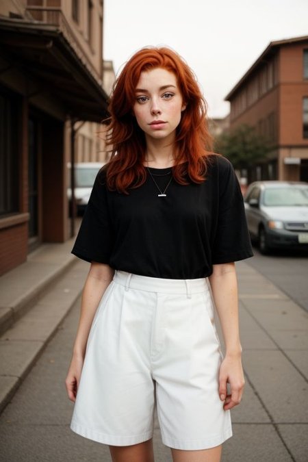 redhead woman