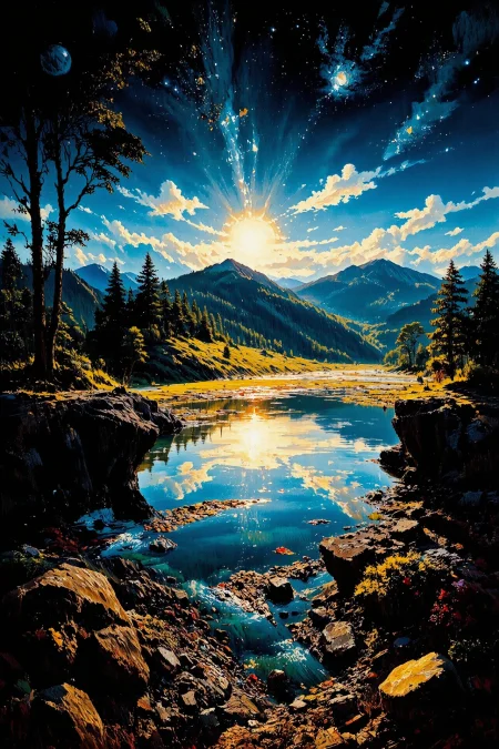 (ocean bottom) Nepalese early morning, beautiful landscape, woman, intricate, very detailed, sharp, colorful, multilayer surreal painting, <lora:Hand v2:1> <lora:Anti-Blur:1> <lora:Insane Detail Slider:0.5>   <lora:Flux.1_Turbo_Detailer:0.6> <lora:flux-photo-transparent_Alpha_1.0:0.8> <lora:flux.1_lora_flyway_Epic-detail_v2:0.6> <lora:Painterly01b_CE_FLUX_AIT:1> pntrlyCE_style, <lora:VividlySurreal:0.8>