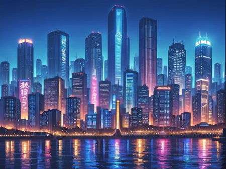 score_9, score_8_up, score_7_up,,source_amime, BREAK  <lora:gits95environment:0.6>,
gits95, , no humans, scenery, skyscraper, building, city, night, cityscape, city lights, light, sky