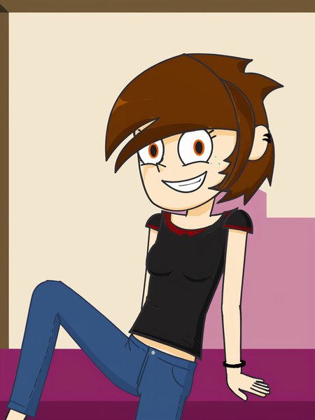 <lora:GTNika:1> gtnika, 1girl, smile, looking at viewer,
