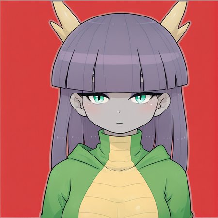 score_9,score_8_up,score_7_up,
 <lora:maudpie_pony:0.8>,maudpie,
 1girl, solo, portrait,dragon costume