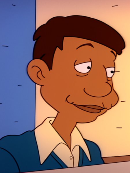 <lora:Randy_Carmichael_-_Rugrats_1992:1.05>randy_carmiichael, 1man, solo, male focus,  portrait, smile, black bowtie, <lora:LCM_SD15:1.0>
