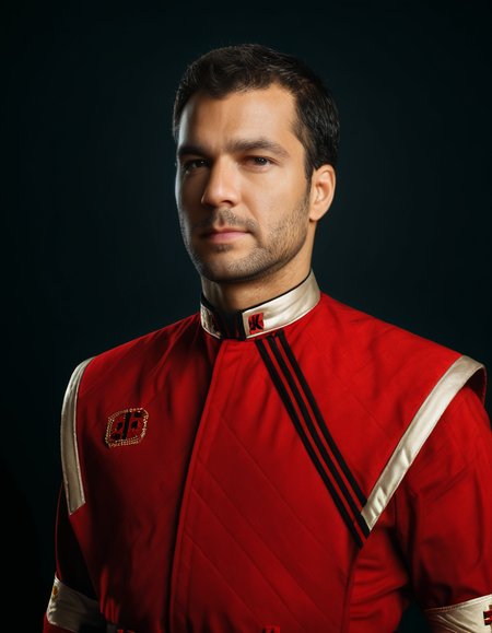 UHD, 8K, ultra detailed, highly realistic photo of UHD, 8K, ultra detailed, highly realistic photo of  man wearing a red uniform  ,OverallDetailXL <lora:VTVSeries_SDXL_v1:1>
