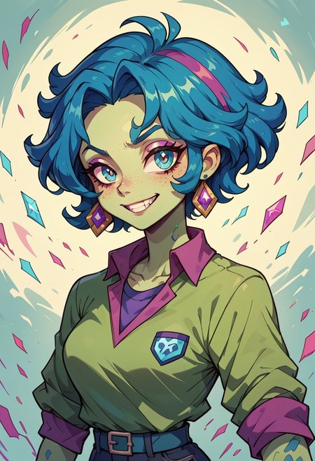 score_9,score_8_up,score_7_up,score_6_up, 1girl, Monster Prom, Polly Geist