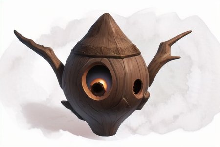MagicItem_v1, Mysterious artifact, space, carved wood