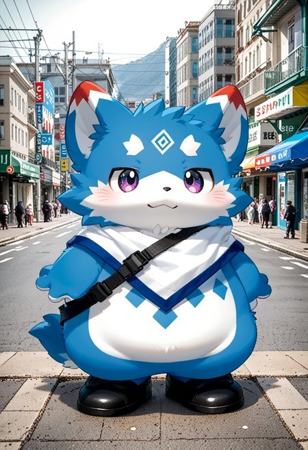 score_9, score_8_up, score_7_up, ((((sdgs4by zuppu11)))), photo background, 1boy, furry, kemono, cute, solo, full body, zPDXL3