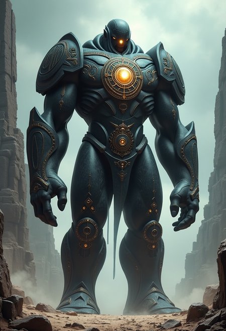 Marble creature, stonebound, 
A colossal, sentinel-like creature known as the Obelisk Warder, which stands motionless until provoked. Its body is composed of smooth, black stone, with intricate, glowing runes carved into its surface. The Warder has a humanoid form, but its proportions are exaggerated, with long, powerful limbs and a broad, towering frame. Its head is featureless, save for a single, glowing eye embedded in the center of its forehead. The Warder’s chest contains a large, pulsing crystal that emits a deep, resonant hum, echoing through the surrounding area. When active, the runes on its body flare with energy, and the creature unleashes devastating blasts of energy from its hands. The Warder stands in the center of a vast, barren landscape of cracked earth and towering, ancient monoliths.
