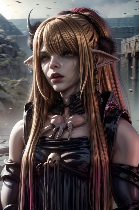 realistic analog photo, award winning photo, 
<lora:more_details:0.7> 
<lora:Marin:0.8> kitagawa marin, long_hair, blonde_hair, bangs, red_eyes, medium_breasts, parted_lips, gradient_hair, multicolored_hair, pink_hair,
 <lora:OrcWarrior:0.75> orcw, green colored skin, tusks, dreadlocks, 
<lora:edgBonesv1:0.75> wearing edgBones, dress with skeleton bones, dress with skeletal bones, bones,
  <lora:Evil:0.75> evilrealm, foggy wasteland, curde watchtower, 
 ,
high-quality, crisp, sharp, professional-grade, high-resolution, fine detail, accurate colors, low noise, fast shutter speed, wide dynamic range, precise focus, RAW, highres, 8k, uhd, High Dynamic Range, tonemapping, crisp details,