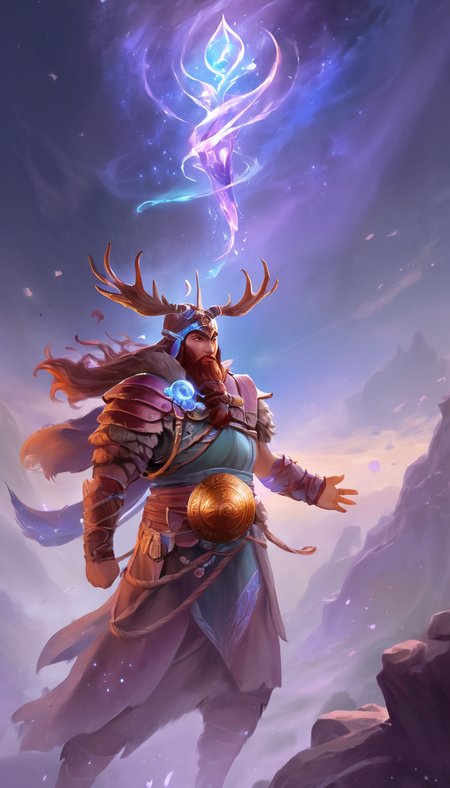 ethereal fantasy concept art of Cinematic scene, hero view, d4d druid <lora:diablo_4_druid_xl_v1:1>, action pose, detailed background, masterpiece, best quality, high quality, highres, absurdres . magnificent, celestial, ethereal, painterly, epic, majestic, magical, fantasy art, cover art, dreamy