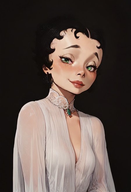 score_9, score_8_up, score_8. score_9, score_8_up, score_7_up, score_6_up, masterpiece, 4k, high quality, (best quality:1.1), ExpressiveH
1girl, BettyBoob, flat color, black hair, blushing, looking at viewer, smiling, g0dd3ss, white dress
green background