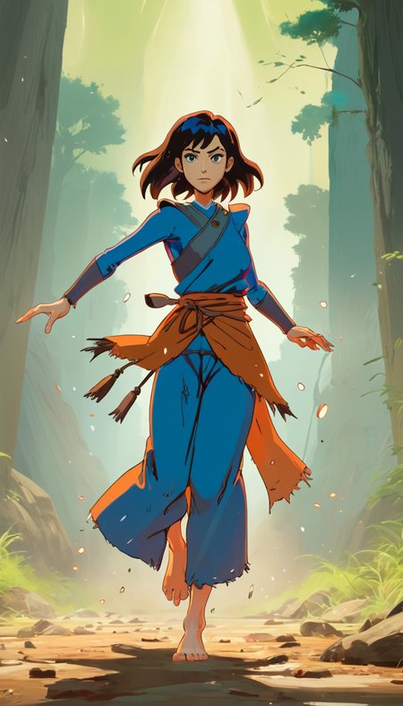 Cinematic scene, hero view, d4s sorceress, action pose, detailed background, masterpiece, best quality, high quality, absurdres <lora:diablo_4_sorceress_v0.0.2:1>, (Studio ghibli style, Art by Hayao Miyazaki:1.2), Anime Style, Manga Style, Hand drawn, cinematic, Sharp focus, humorous illustration, big depth of field, Masterpiece, concept art, trending on artstation, Vivid colors, Simplified style, trending on ArtStation, trending on CGSociety, Intricate, Vibrant colors, Soft Shading, Simplistic Features, Sharp Angles, Playful