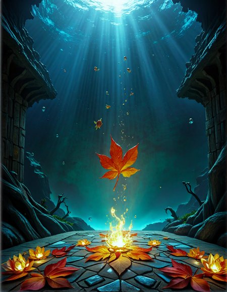 fantasy landscape:1.2
a cursed forest, with twisted trees, dark magic, sinister presence, glowing eyes in the dark, and a pervasive sense of dread,
a misty open sea, with low visibility, eerie silence, and ghostly ambiance ,
Squall line with shelf cloud,
Stratocumulus castellanus turrets,
Underwater caustic light patterns,
Autumn maple leaf carpets,
Cascading mountain rivulets,
,
Stone golems with galaxy cores,
Snowfall assembling origami creatures,
Takehiko Inoue 
(masterpiece:1.4), (intricate details:1.4), (hyperrealistic:1.3),(painting:0.9),(ultra detailed:1.4), (8k resolution:1.3), (sharp focus), (dramatic perspective:1.1), (chromatic aberration:0.3), (film grain:0.2),
<lora:JuggerCineXL2:0.3>,
<lora:add-detail-xl:0.3>,
<lora:WildcardX-XL-Detail-Enhancer:0.4>,
<lora:xl_more_art-full_v1:0.7>,
<lora:ClassipeintXL2.1:0.3>,
<lora:Flux-XL_Scenery:0.3> flux-scenery ,
<lora:EnvyDramaticLightingXL01:0.7>
detailxl,