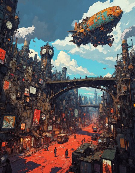 <lora:FLUX-daubrez-DB4RZ-v2:1>, <lora:CPA:1> anime, cyberpunk, <lora:ck-shadow-circuit:1> in the style of cksc