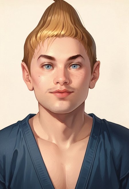 score_8, score_8_up, score_7_up, oblivionarts, 1boy, male focus, solo,  adoring_fan, portrait close-up, simple background,