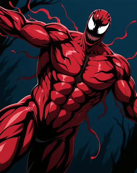 Carnage 90s Spiderman Cartoon (Marvel Comics) (Illustrious) (AD)
