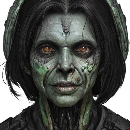 alien zombie portrait, abstract, biomechanical, gel, character portrait <lora:gelata:.4>