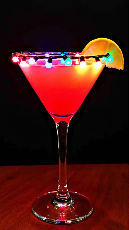 A photo of a ChristmasLightsStyle Cocktail. 
<lora:ChristmasLightsStyleFlux:0.6>