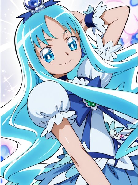 detailed background, shiny skin, posing,
<lora:curemarine.pony:1.0>,
curemarine,
look back,