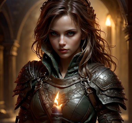 RAW photo, (masterpiece:1.3), subsurface scattering, heavy shadow, (high quality:1.4), (intricate, high detail:1.2), professional photography, HDR, High Dynamic Range, realistic, ultra realistic, photorealistic, high resolution, film photography, ambient lighting, atmospheric effects, <lora:detail_slider_v4:2>, OverallDetail,  FaRo, <lora:FantasyRogues:0.8>, a female rogue in leather armor, sneaking through a dark, medieval, fantasy, sewer, water, torches on the walls, greenish lights, <lora:Sewer:0.7>, epiCPhoto