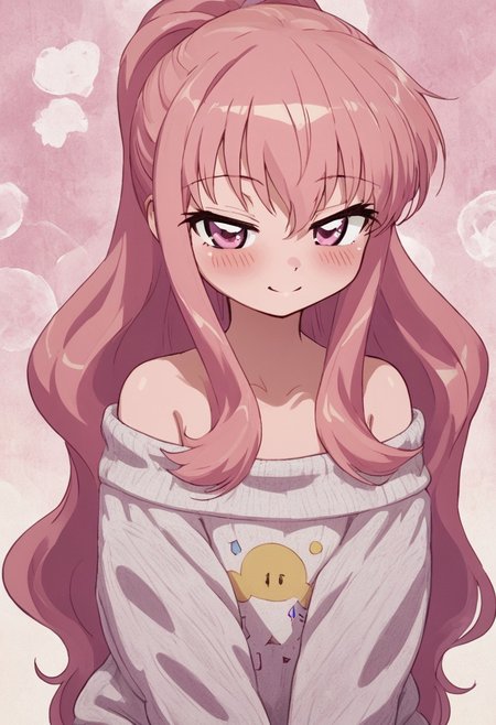 score 9, score 8 up, score 7 up, rating questionable,
detailed background,
<lora:louise.pony:1>,
louise,
looking at viewer, blush, half closed eyes, smile, 
oversized sweater, lovehotel